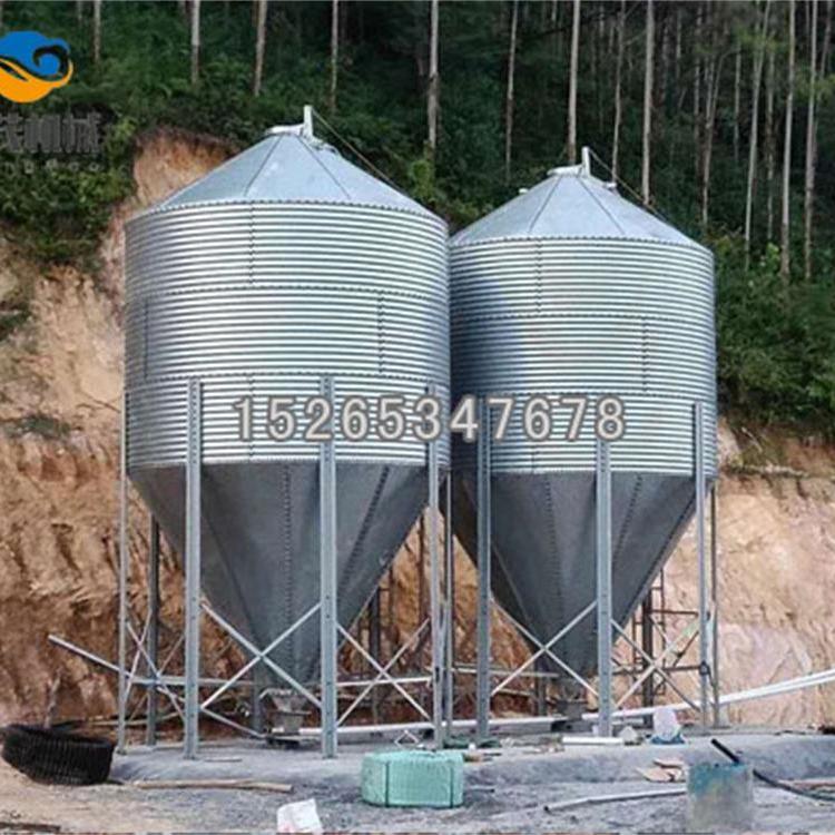 源头厂家直销料塔    镀锌料塔   大型养殖场专用料塔