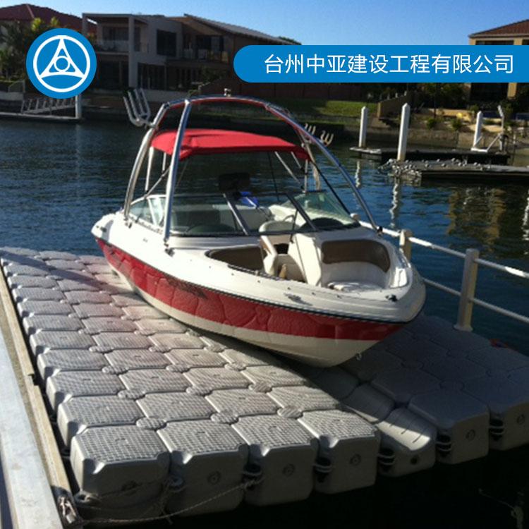 水上平台浮筒 中亚水上工程 船舶浮筒码头生产商摩托艇泊位