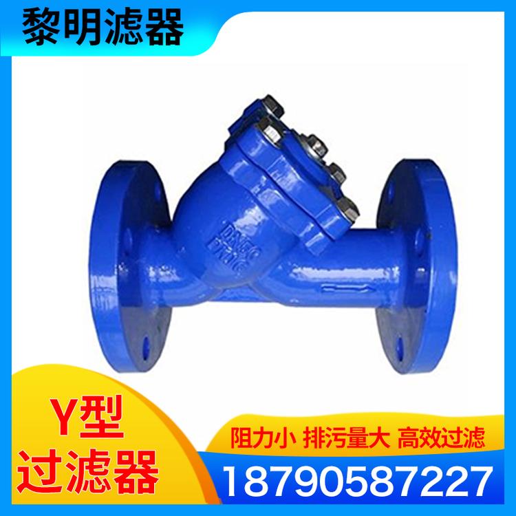 黎明滤器 衬氟Y型过滤器 化工过滤器 模压工艺 耐酸碱 耐腐蚀 dn40y型过滤器 污水泵前Y型过滤器 球铁Y型过滤器 Y型过滤器厂家