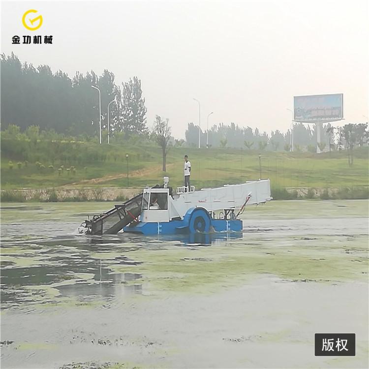 小型割草船  河道割草船 水浮莲打捞船