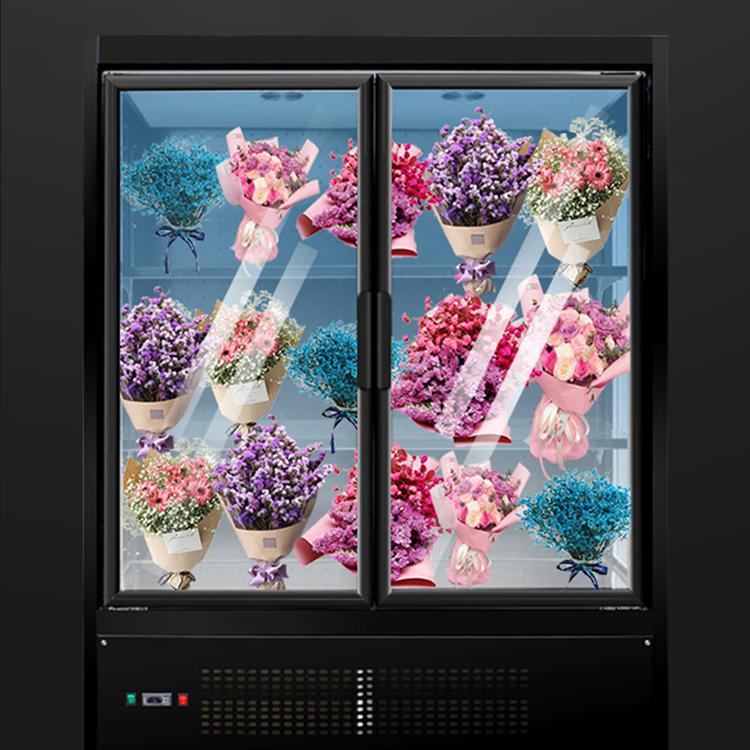 玻璃门鲜花柜 鲜花保鲜展示柜 花店用鲜花冷藏保鲜柜 酷鲁泽加工定制