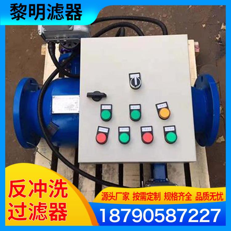 黎明滤器 反冲洗过滤器厂家 直通反冲洗过滤器DN500 全自动反冲洗过滤器 支持定制 过滤器 不锈钢反冲洗过滤器批发