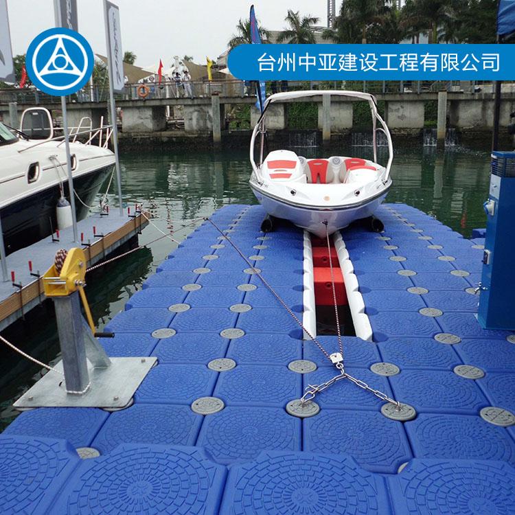 供应水上浮筒游泳池设计 中亚水上工程 浮筒游艇码头休闲