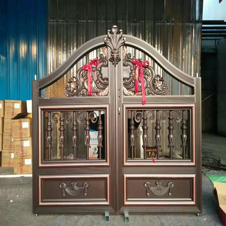 铝艺大门  大量加工铝合金庭院门  铝艺庭院门厂家