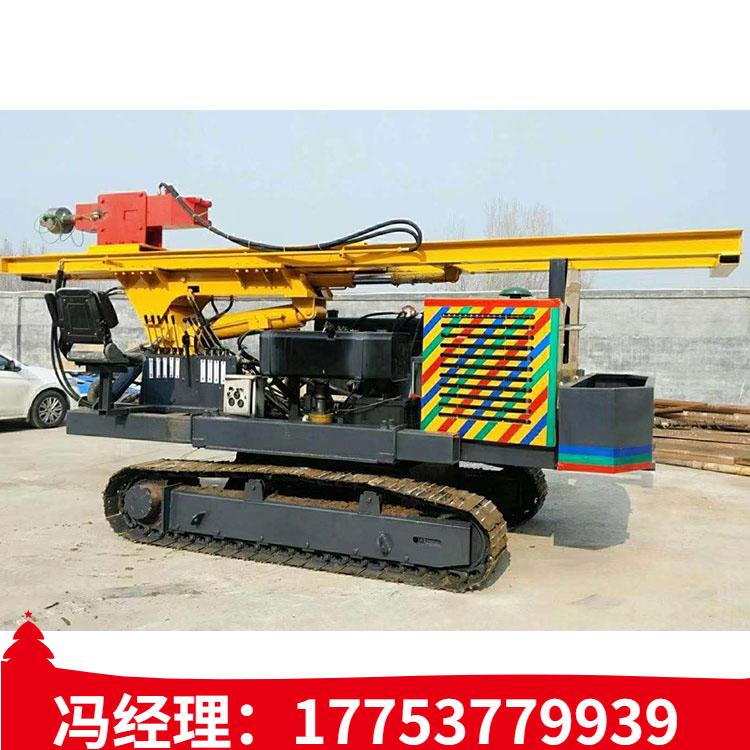 履带光伏打桩机履带行走底盘稳定操作清晰光伏打桩机久胜机械