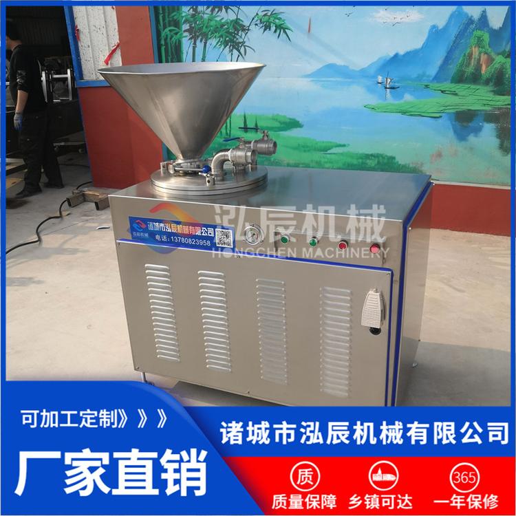 供应304不锈钢灌肠机 麻辣香肠灌肠机 香肠成套加工设备就选泓辰机械