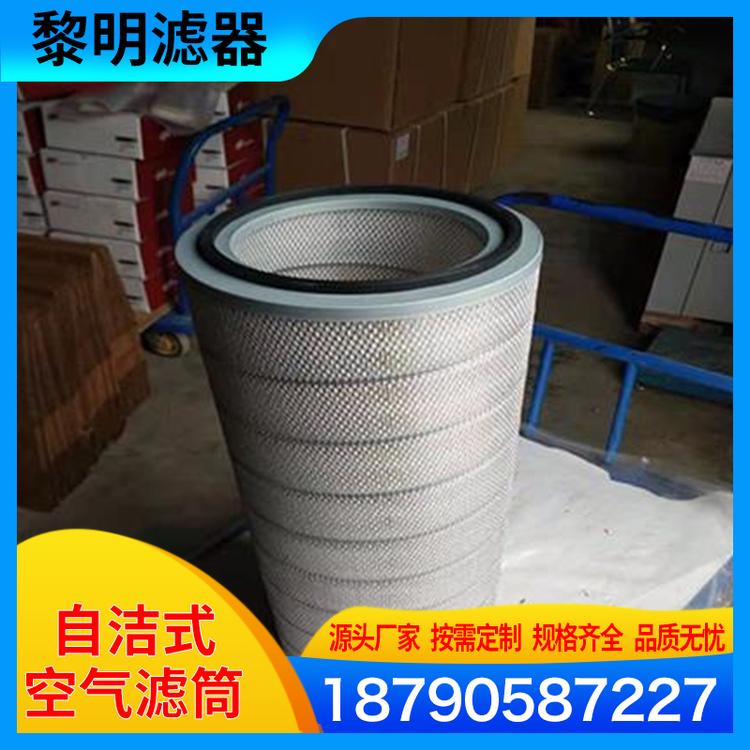 黎明滤器 自洁式空气滤筒 空分设备制氧站用除尘自洁式空气过滤器滤芯滤筒 自洁式空气滤筒 折叠中效阻燃空气滤芯 工业自洁式空气滤芯 大流量滤芯 蓝色阻燃滤芯滤 自洁式空气过滤器滤 工业聚酯纤维除尘滤芯