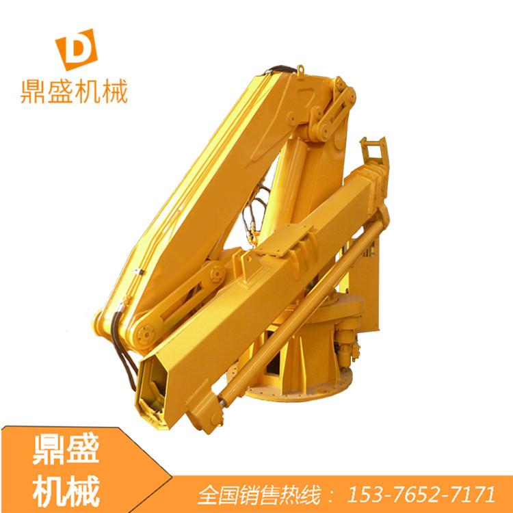 12吨船吊起重机 直臂伸缩吊车 油电两用固定吊 鼎盛机械
