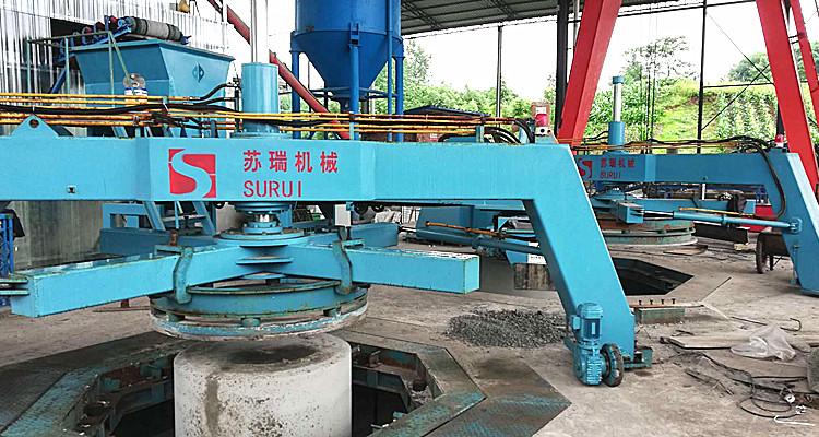 市政混凝土管道制管机   水泥涵管制管设备   立式芯模振动制管机