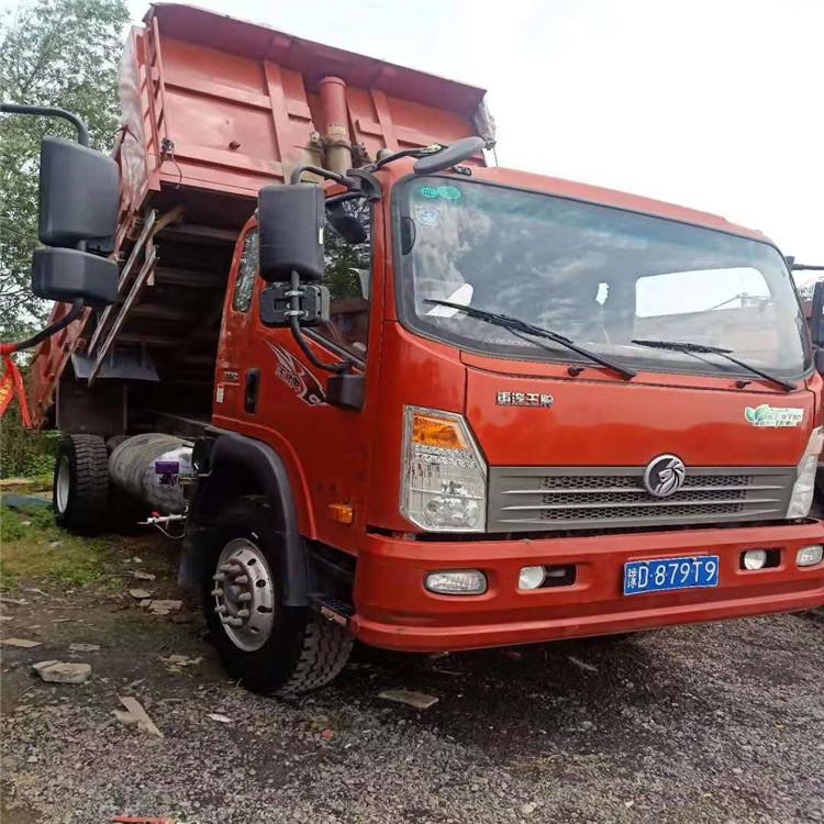 国五重汽王牌757B蓝牌自卸车 法士特八档 工程翻斗自卸车