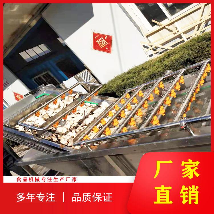 芦荟气泡清洗机 芦荟清洗加工生产流水线 叶类净菜流水线 蒲公英菜加工成套设备