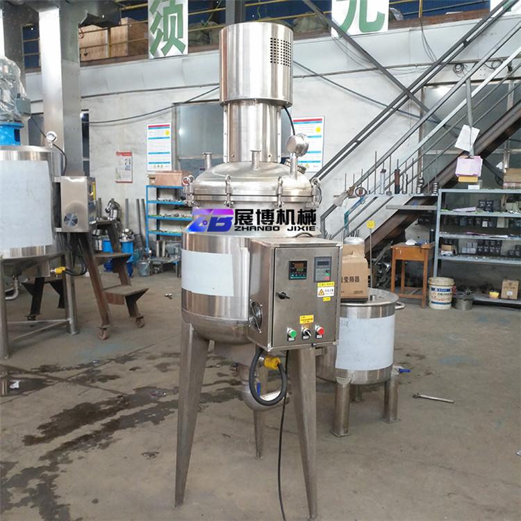 不锈钢耐腐蚀反应釜加压出料搅拌罐盘管降温冷热缸小型移动配液罐