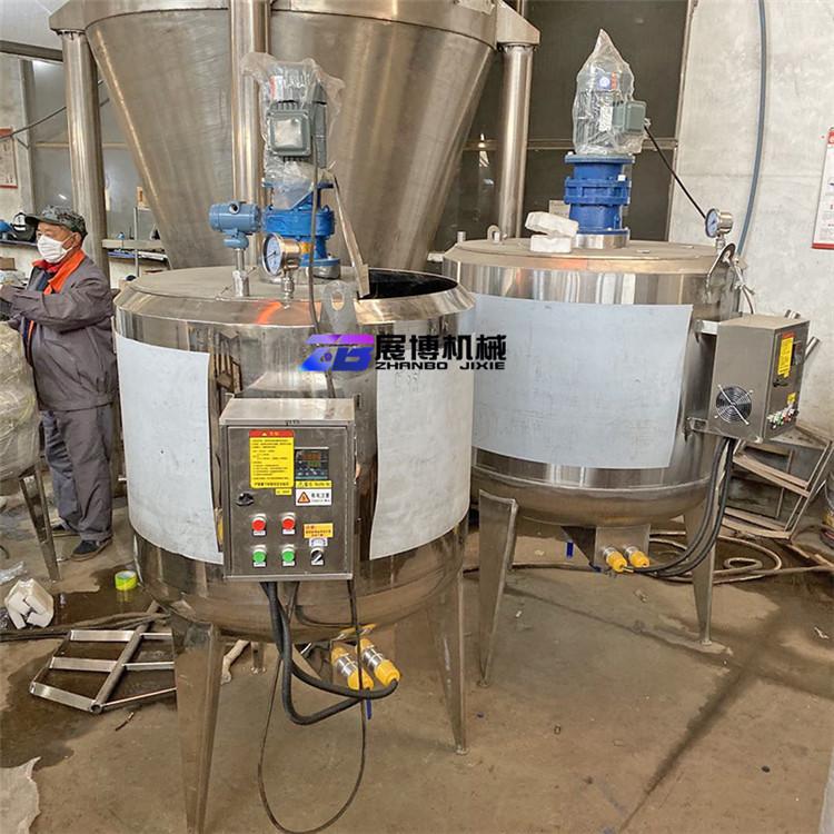 500升聚氨酯搅拌罐变频调速不锈钢搅拌桶316L耐酸碱物料拌料桶