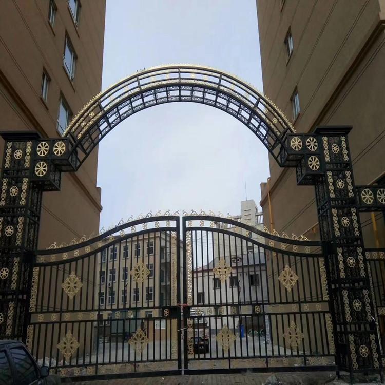 青岛小区凯旋门  庭院凯旋门  铁艺凯旋门批发 价格合理