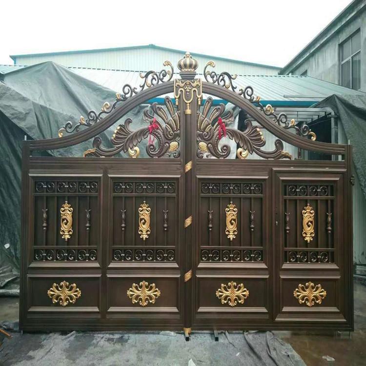 青岛铝合金大门   铝合金小门订购 支持发货