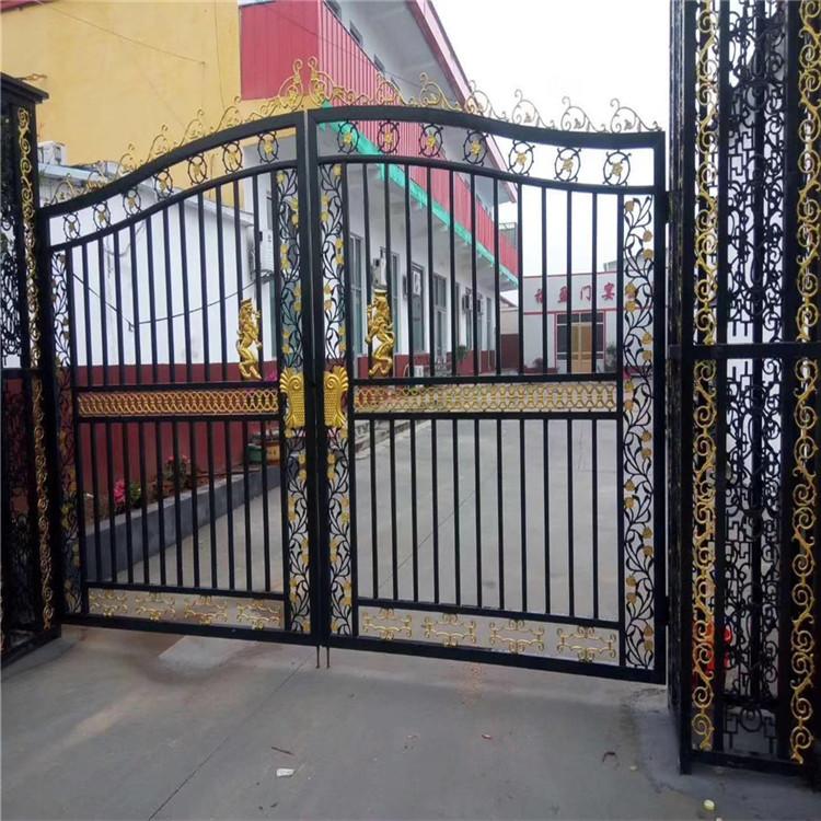 青岛庭院铁艺门  乡村铁艺门  铁艺门批发 优惠呦