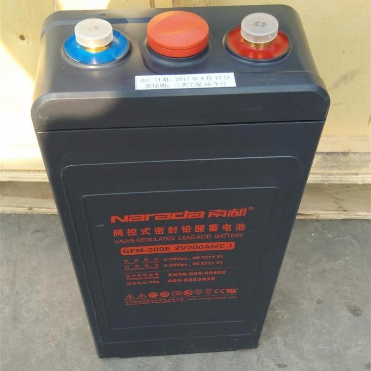 南都蓄电池GFM-200E 2V200AH 免维护储能蓄电池 厂家直销