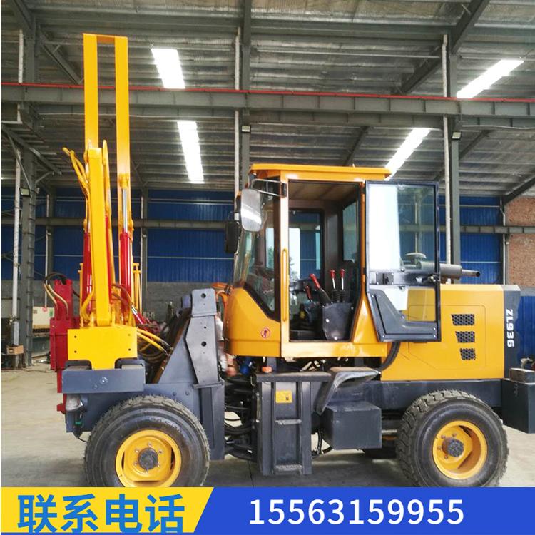 建筑工程用波形打桩机 高速公路液压护栏打桩机 波形护栏打桩机钻孔机