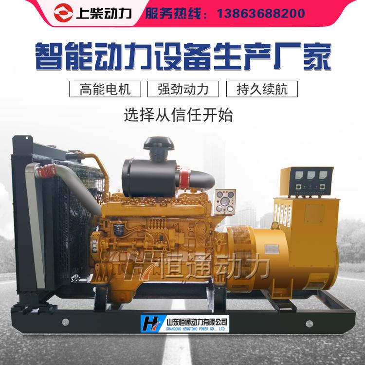 上柴股份300千瓦柴油发电机组纯铜无刷发电机工厂养殖商超专用