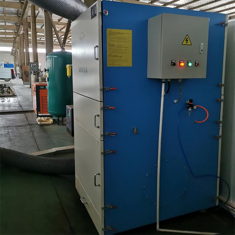 7.5KW激光机烟雾除尘器厂家激光切割机烟尘集尘器脉冲柜式激光机除尘器
