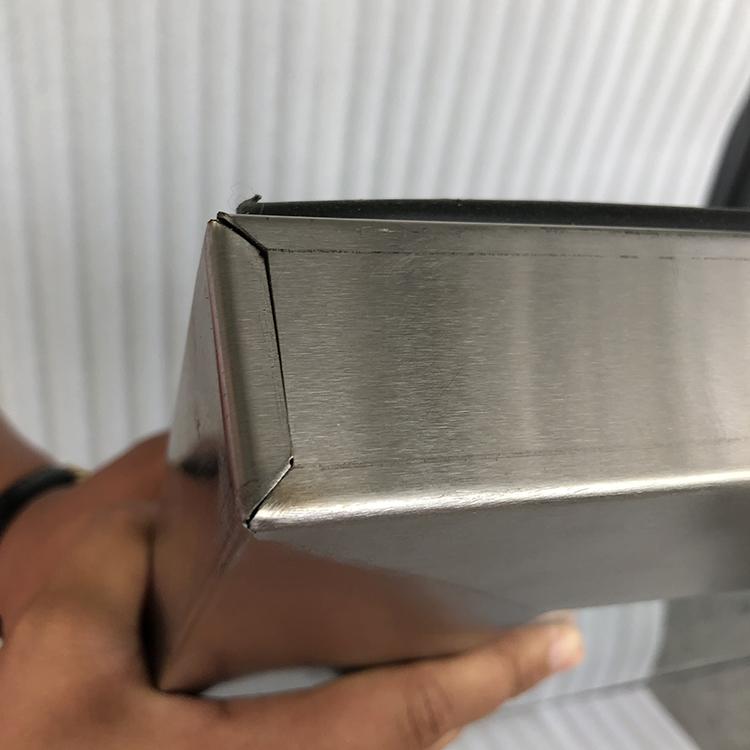 睿航定制不锈钢有框玻璃门 烤鸭炉玻璃门 展示柜玻璃门