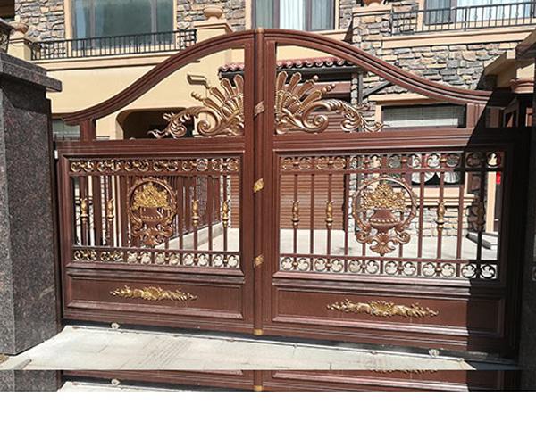 沈阳铁艺大门铁艺护栏哪家铁艺围栏好厂家铝艺护栏价格铝艺大门批发定制