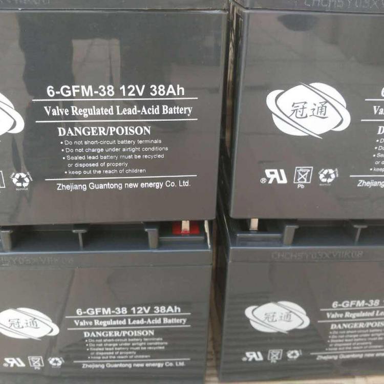冠通蓄电池6-GFM-33 冠通免维护储能蓄电池12V33AH UPS工业铅酸电源电瓶