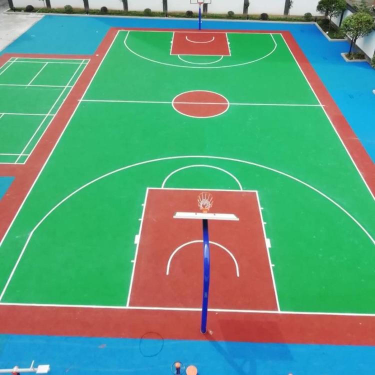 四川丙烯酸球场 丙烯酸篮球场 丙烯酸网球场 成都丙烯酸材料厂家