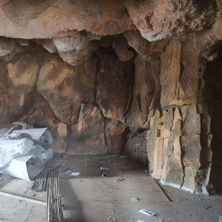 成都水泥卡通TPC假山雕塑报价 湘岩室外假山造型别致唯美