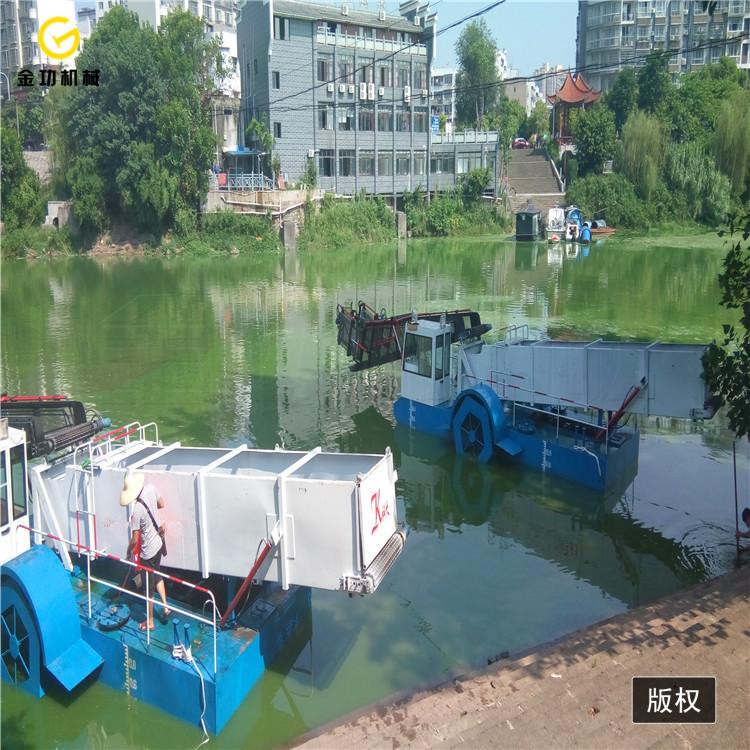 水浮莲打捞船  水草收割船