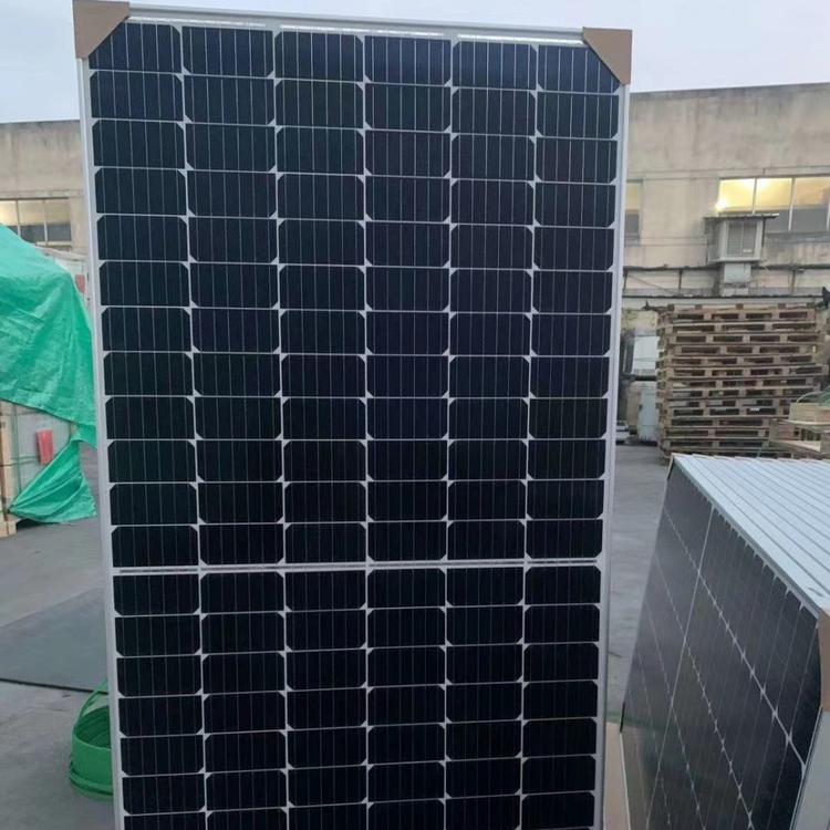 隆基440W常规半片太阳能板批发 隆基太阳能板双玻双面发电组件 隆基太阳能板原厂正A级组件