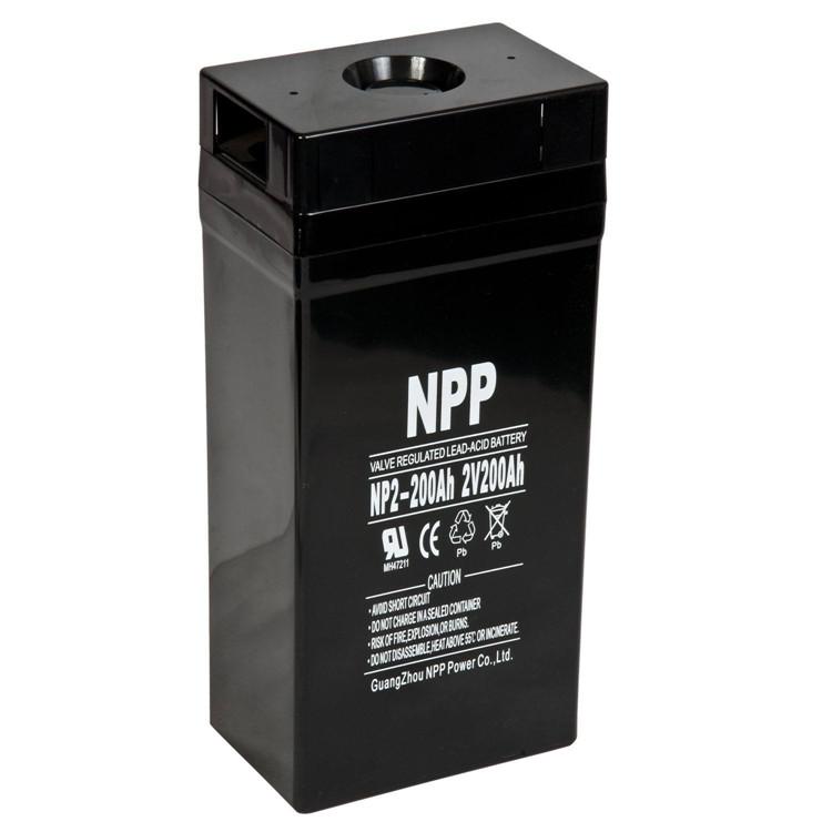 耐普NPP蓄电池NPG2-400Ah  免维护储能铅酸蓄电池2V400AH 现货厂家
