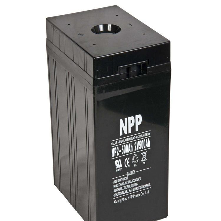 NPP蓄电池NPG2-500Ah  耐普免维护储能铅酸蓄电池2V500AH 直销