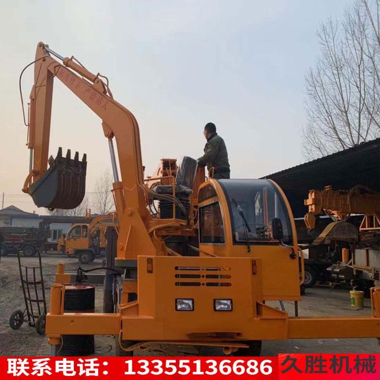 挖坑下葬运输两用车四不像吊挖一体车拉棺下葬专用四不像车久胜机械