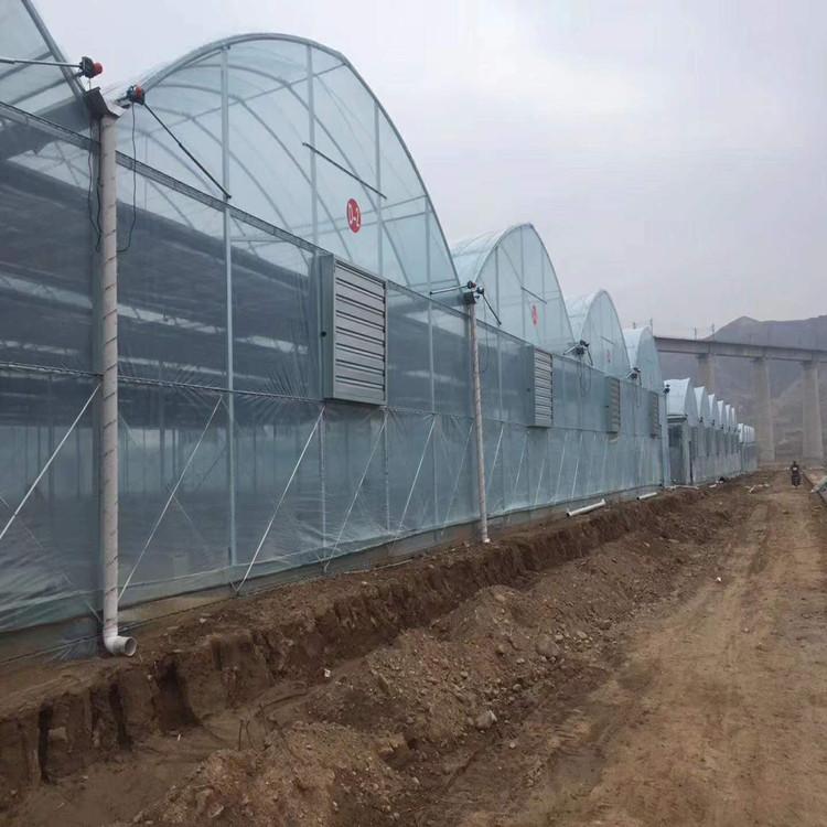 厂家供应生产建设日光温室大棚  草莓温室大棚 热镀锌大棚骨架 欢迎咨询鋆成兴达