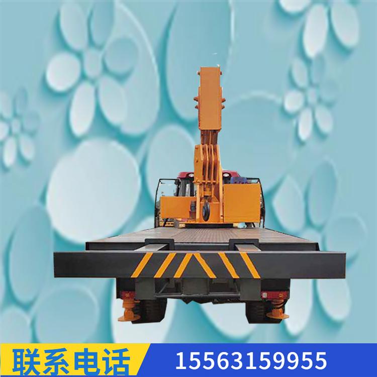 厂家直销四驱拖拉机随车吊 改装拖拉机平板吊车 建房农用自卸吊
