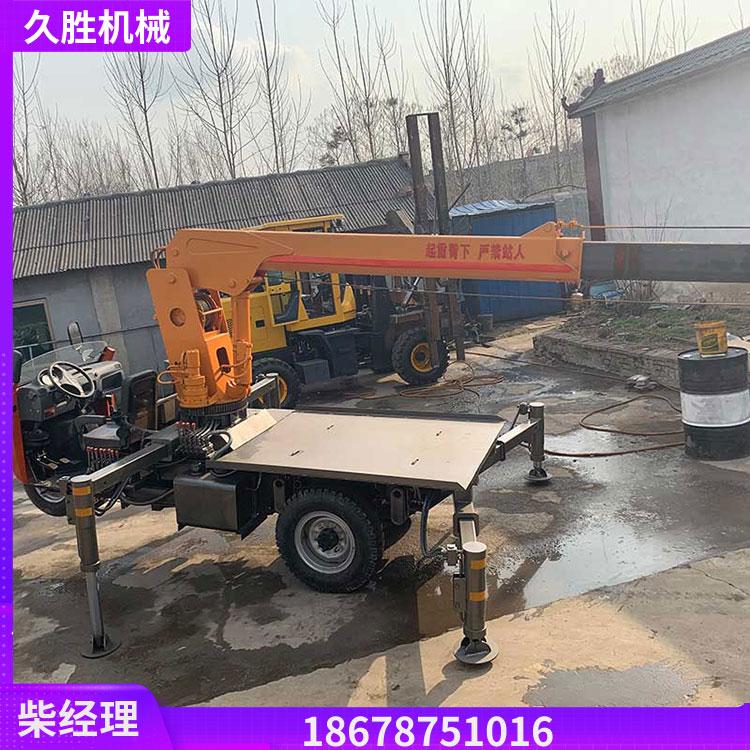 久胜机械JS-1225 全液压三轮随车吊 360度旋转山区专用建筑三轮随车吊