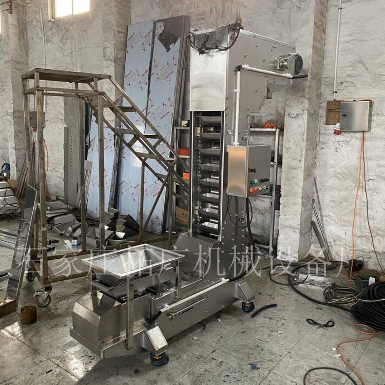 炒货坚果斗式提升机包装机配套斗提机小型带移动Z型提升机不锈钢材质