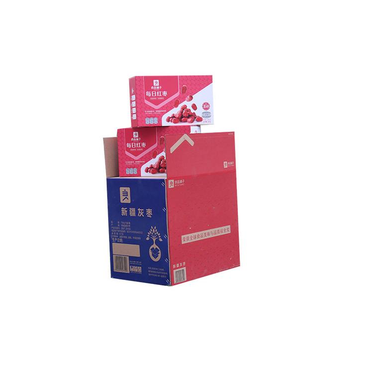 彩色纸箱包装厂家郑州彩色纸箱厂家定制水果礼品盒彩色纸箱批发价格低