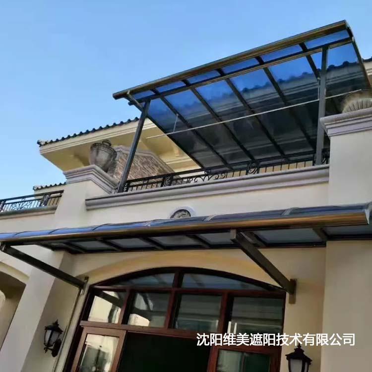 阳光房露台篷 阳光房遮阳棚 内蒙古露台篷厂家