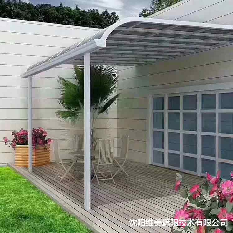 露台棚 阳光房遮阳棚 大连铝合金露台篷价格