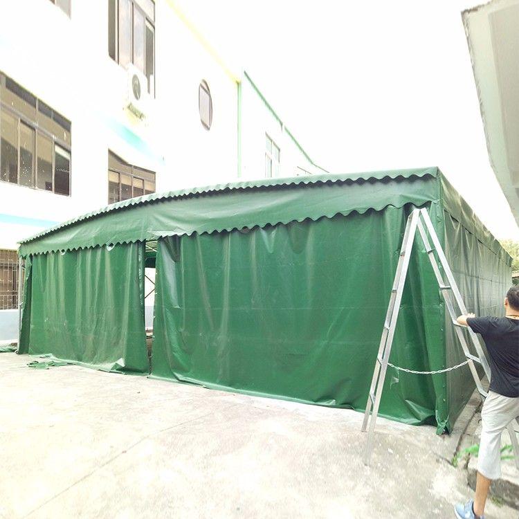 移动仓库篷遮阳帐蓬 移动仓库帐篷 户外工地车棚