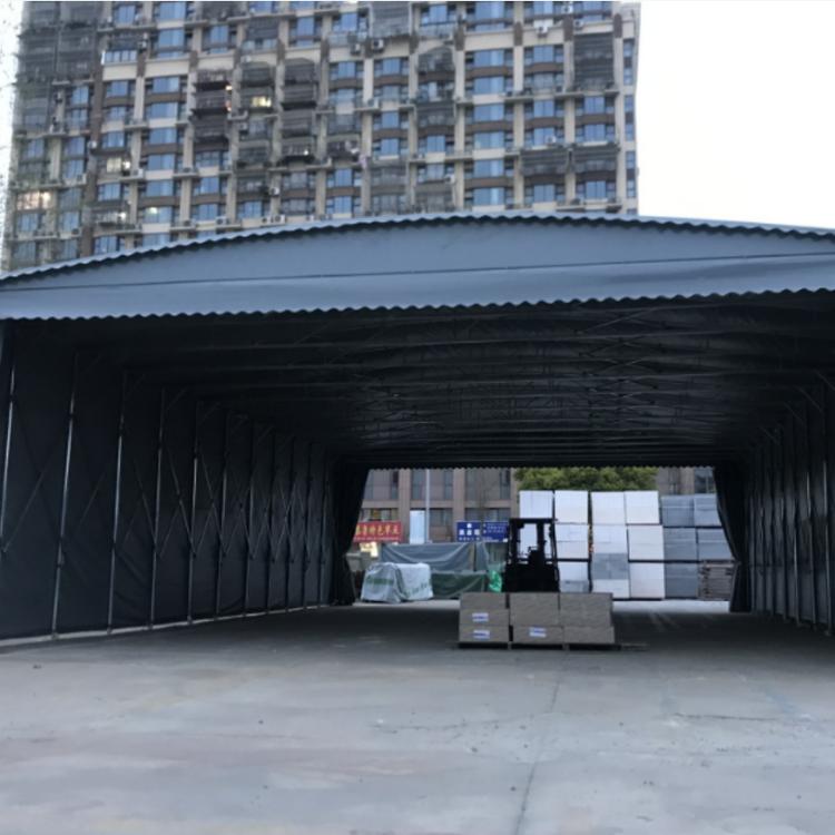 移动仓库篷遮阳帐蓬 移动帐篷 户外工地车棚