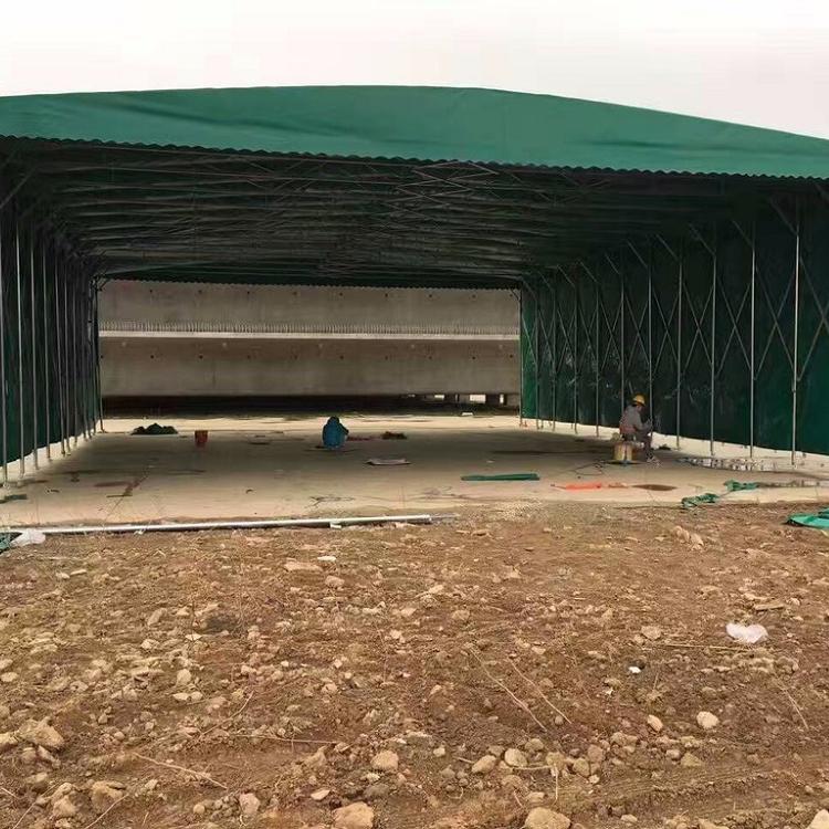 大型帐篷 临时仓储帐篷 仓库推拉棚移动雨棚
