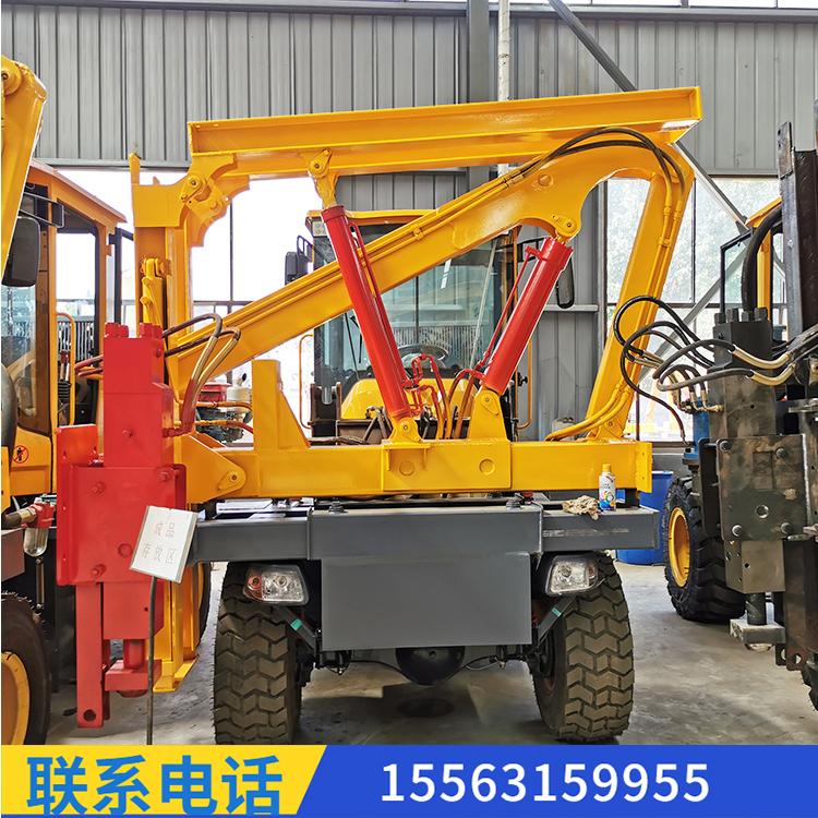 全液压护栏打桩机 波形护栏打桩机 各型号护栏打桩机  厂家直销