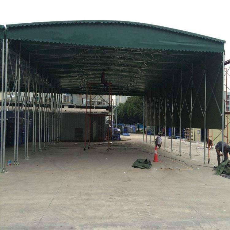 大型推拉雨蓬-移动大型遮阳棚-定做摆摊雨棚遮阳棚