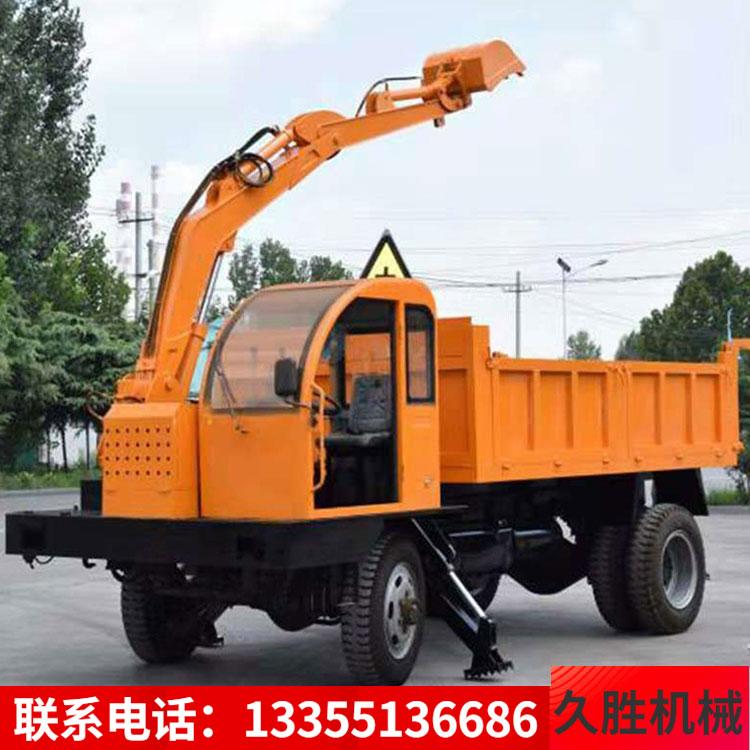 四不像随车挖新款可定制8吨10吨拉土拉沙河道清淤随车挖掘机