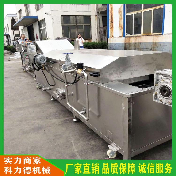 专业生产黑玉米棒蒸煮漂烫设备 芦笋漂烫杀青机 速冻粘玉米连续式蒸煮漂烫设备 全自动粘糯玉米加工生产线