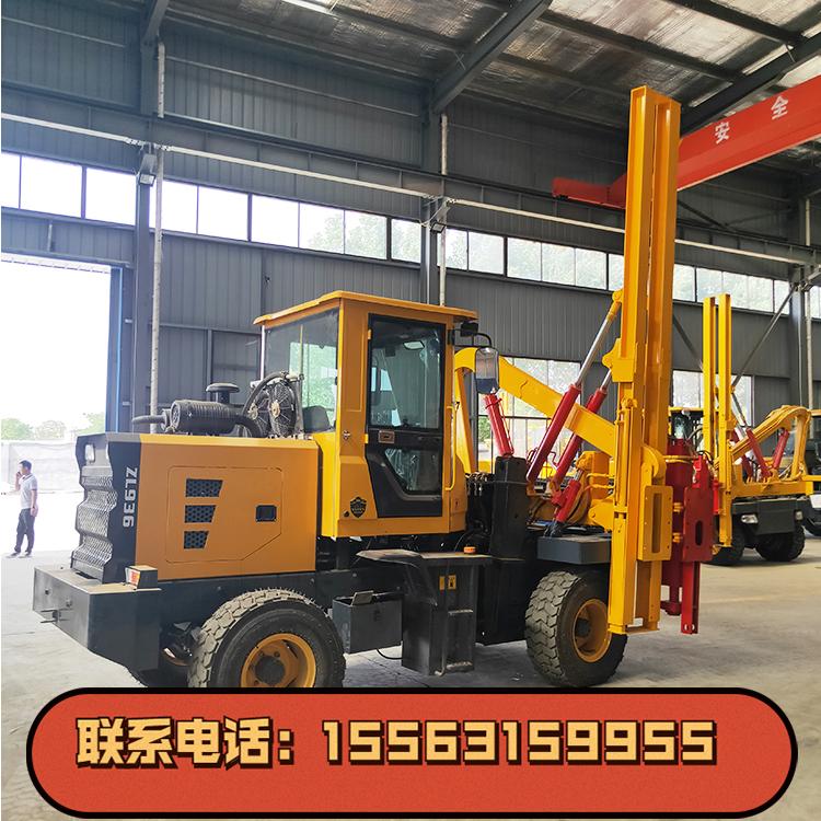 新型护栏打桩机 波形护栏打桩机 优质打桩机 小型打桩机厂家直销