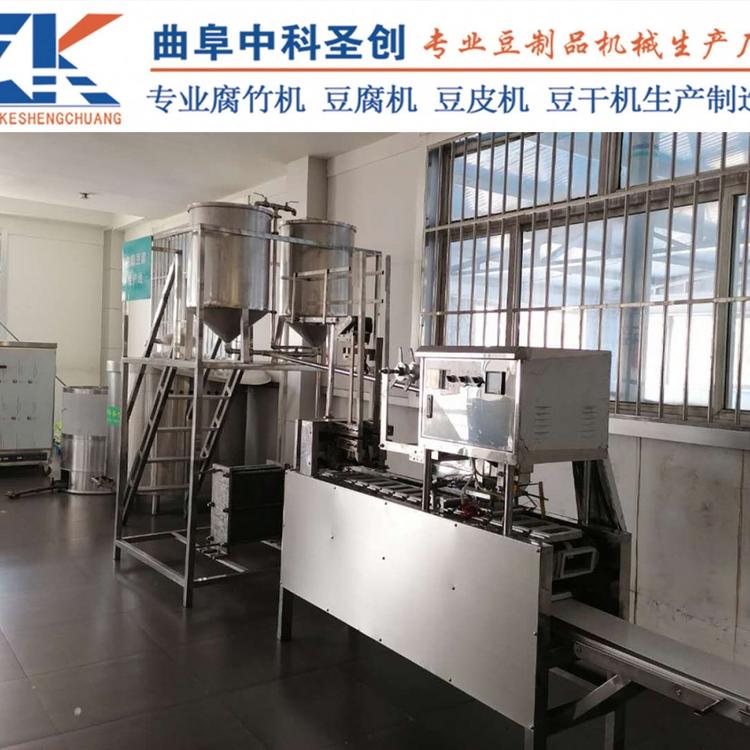 盒装内酯豆腐机 仪征市内脂豆腐机生产线 自动放盒灌装封盒切断设备